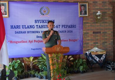 Danrem 072/Pamungkas Hadiri Syukuran HUT ke-67 PEPABRI