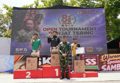 Hari Ketiga Open Tournament Panjat Tebing Piala Panglima TNI 2026, Semangat dan Persaingan Atlet Muda Makin Membara