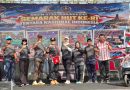 Meriahkan HUT Ke-81 TNI, Kodim 0730/Gunungkidul Gelar Jalan Sehat Bersama.