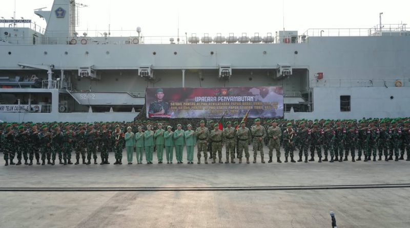 Danrem 072/Pamungkas Hadiri Penyambutan Purnatugas Satgas Pamtas RI-PNG Yonif 410/Alugoro dan Yonif 403/Wirasada Prastista Danrem 072/Pamungkas Hadiri Penyambutan Purnatugas Satgas Pamtas RI-PNG Yonif 410/Alugoro dan Yonif 403/Wirasada Prastista