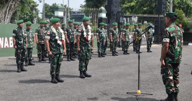 Kodim 0707/Wonosobo Gelar Tradisi Penyambutan Personel Selesai Tugas Pamtas RI-PNG