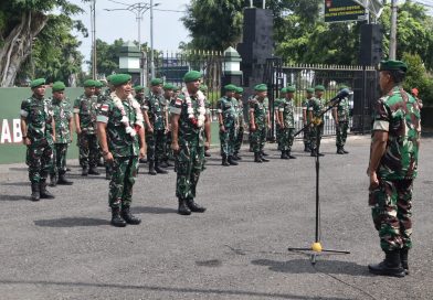Kodim 0707/Wonosobo Gelar Tradisi Penyambutan Personel Selesai Tugas Pamtas RI-PNG