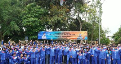 Dandim 0706/Temanggung Lepas Kontingen PORPROV Jateng XVII 2026, Target Prestasi Lebih Baik